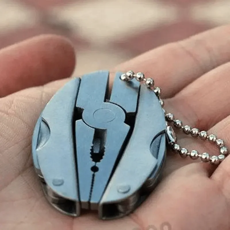 Power Key Tools - Pince multifonction en acier inoxydable avec