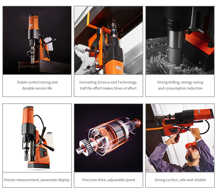 Power Tools Used In Construction - Perceuse à base magnétique 220V, découpeuse