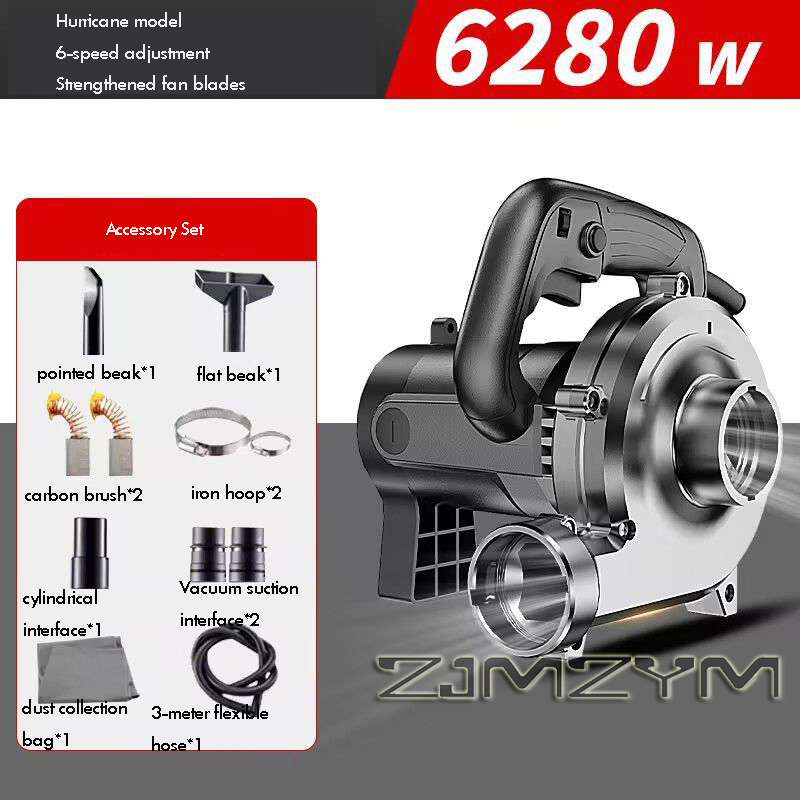 Power Tools Vacuum - Aspirateur industriel haute puissance 6280W 3M-6M-8M