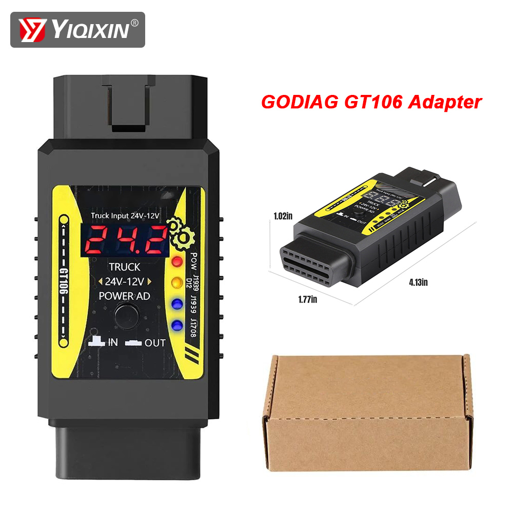 Power Tools Technician - Godiag GT106 Plus adaptateur de camion