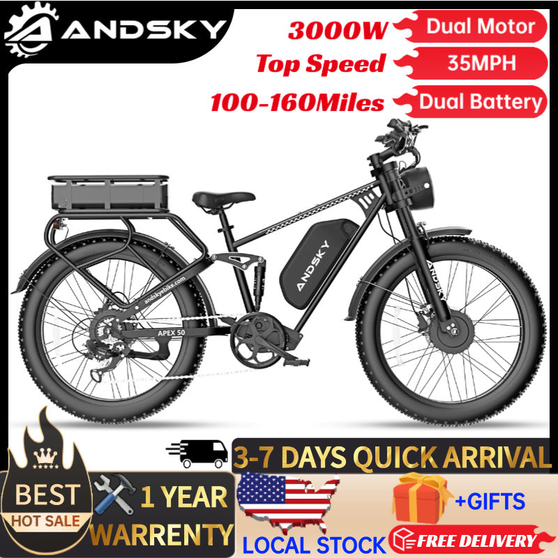 Power Tools Display Rack - Vélo électrique tout-terrain ANDSKY Apex50 AWD