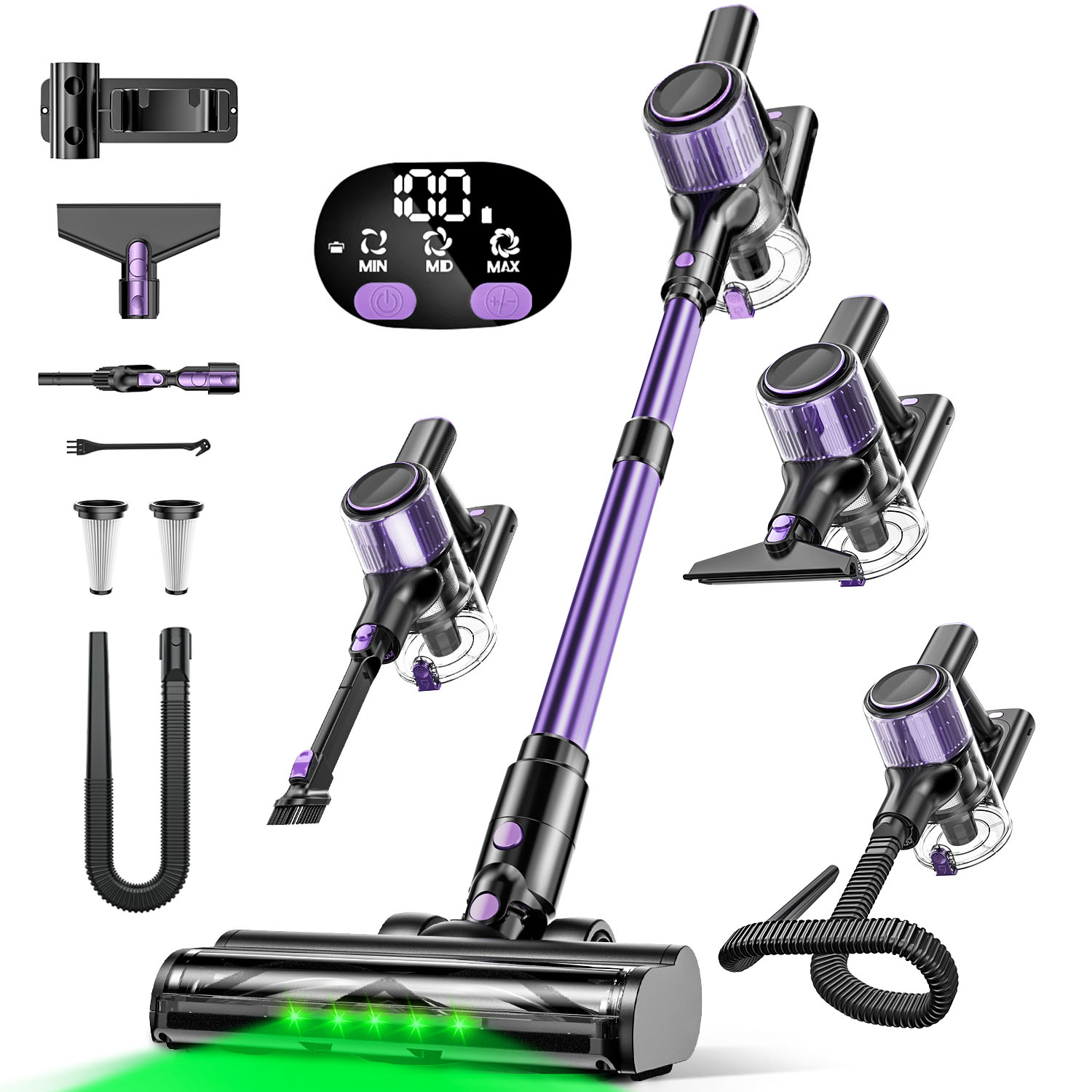 Power Tools That Are Green - Aspirateur sans fil 55KPa, aspirateur à