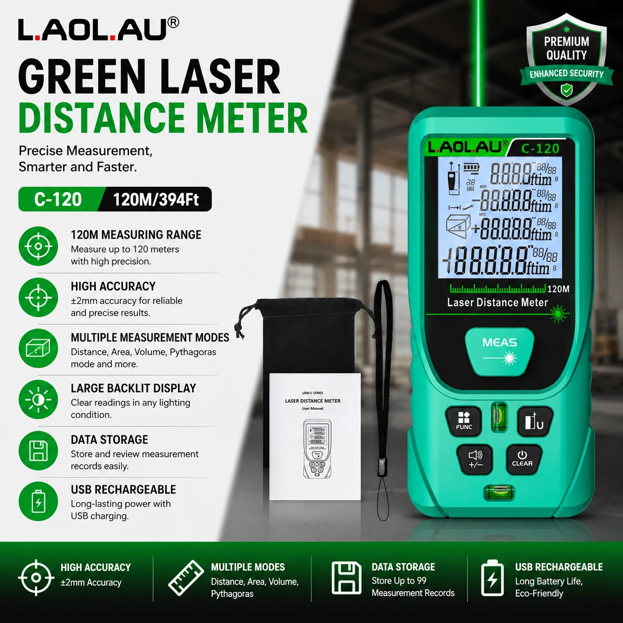 Télémètre laser numérique LAOL - Power Tools That Are Green avis et prix