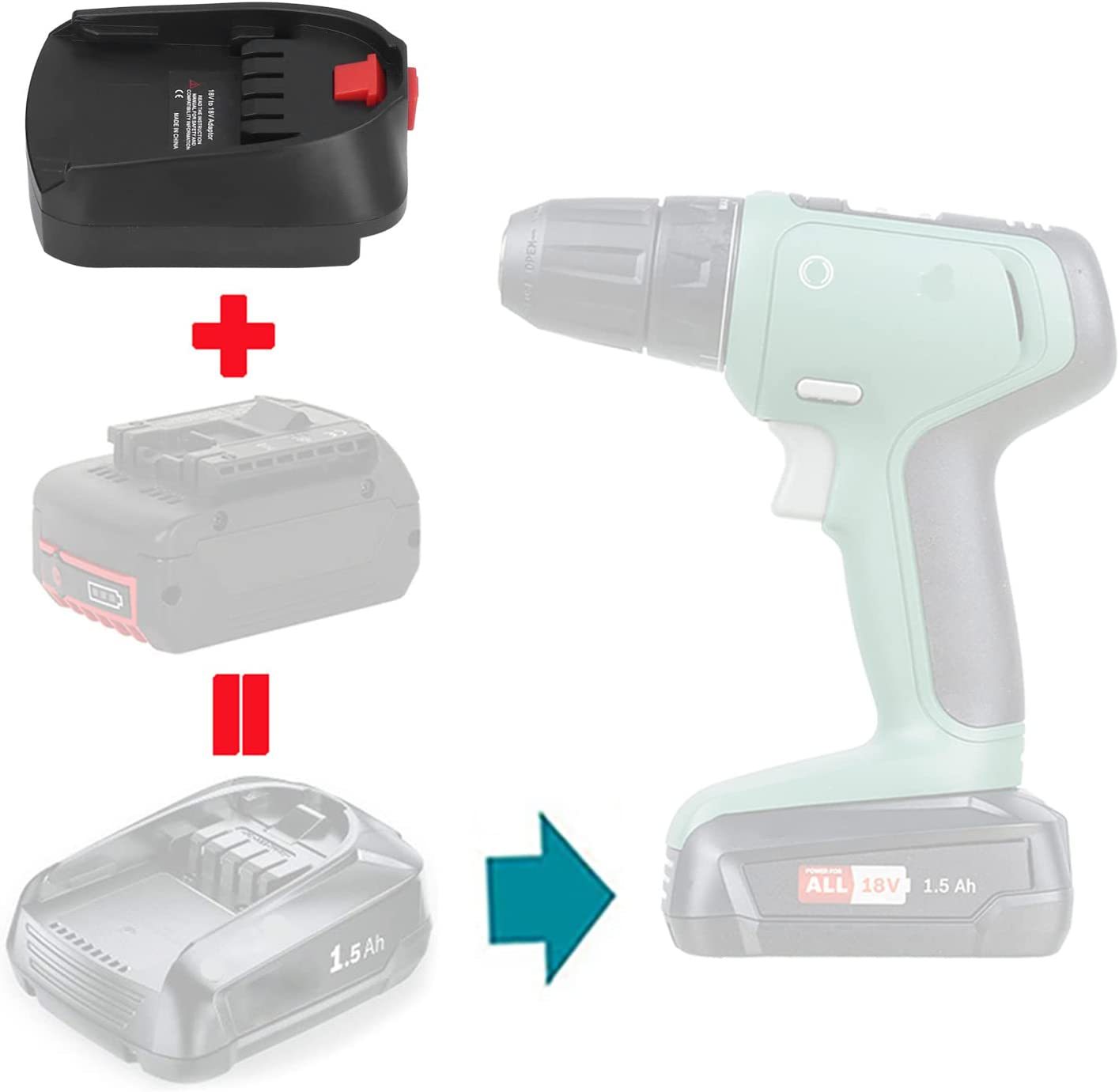 Adaptateur de batterie utilisé - Power Tools That Are Green avis et prix