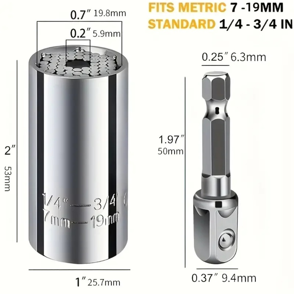 Clé à douille universelle avec - Power Key Tools avis et prix
