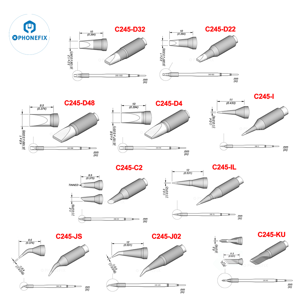 Embouts de fer à souder OEM C2 - Power Tools Station avis et prix